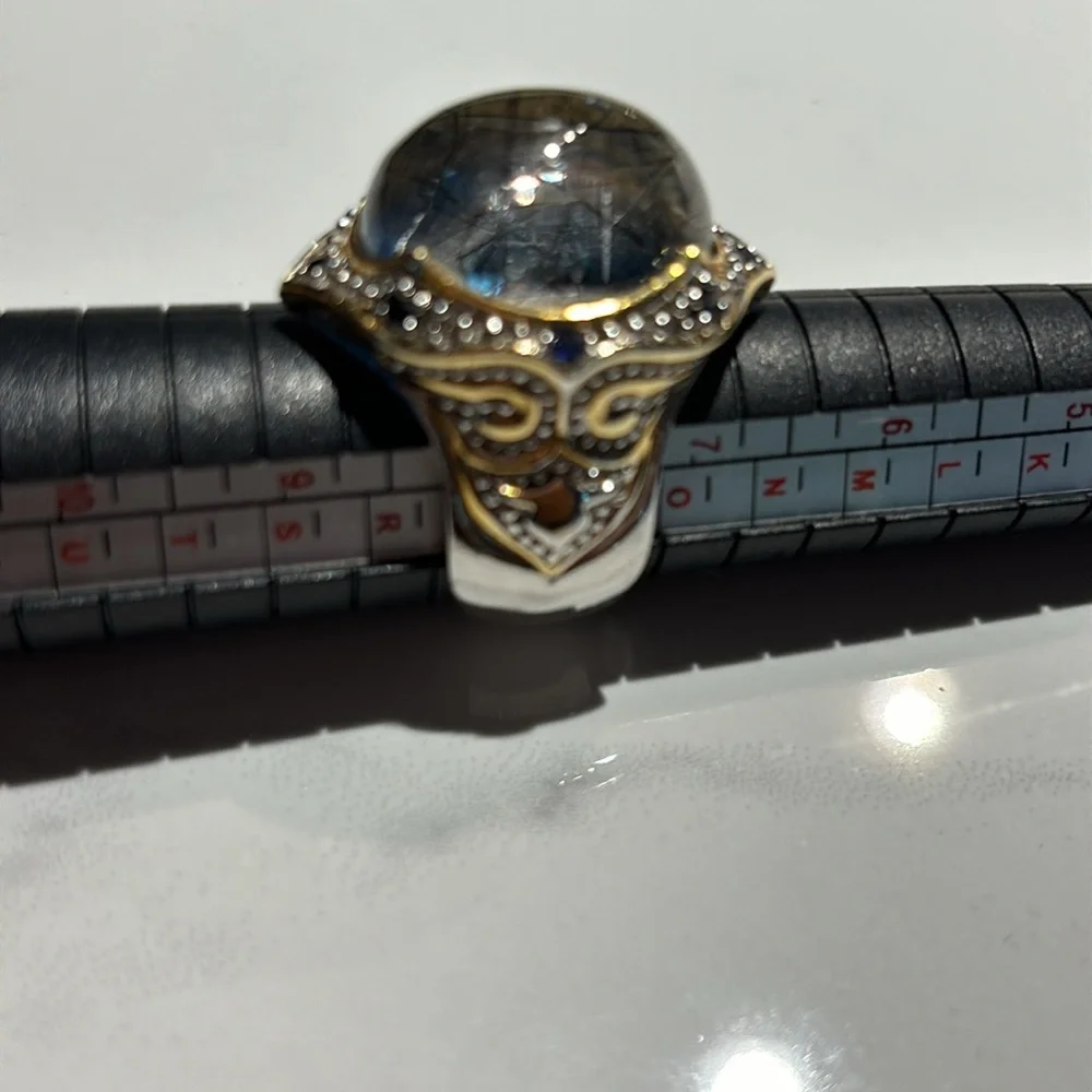 Beautiful Rutile Quartz ring - Picture 8 of 11